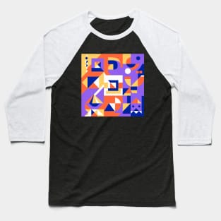 Geometric Abstract Art Baseball T-Shirt